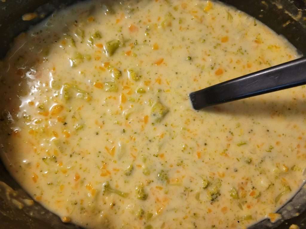 Crockpot Broccoli Cheese Soup | Easy Toddler Lunches