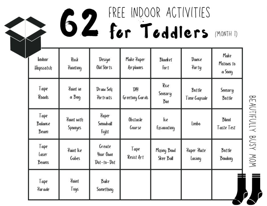 free indoor activities for toddlers