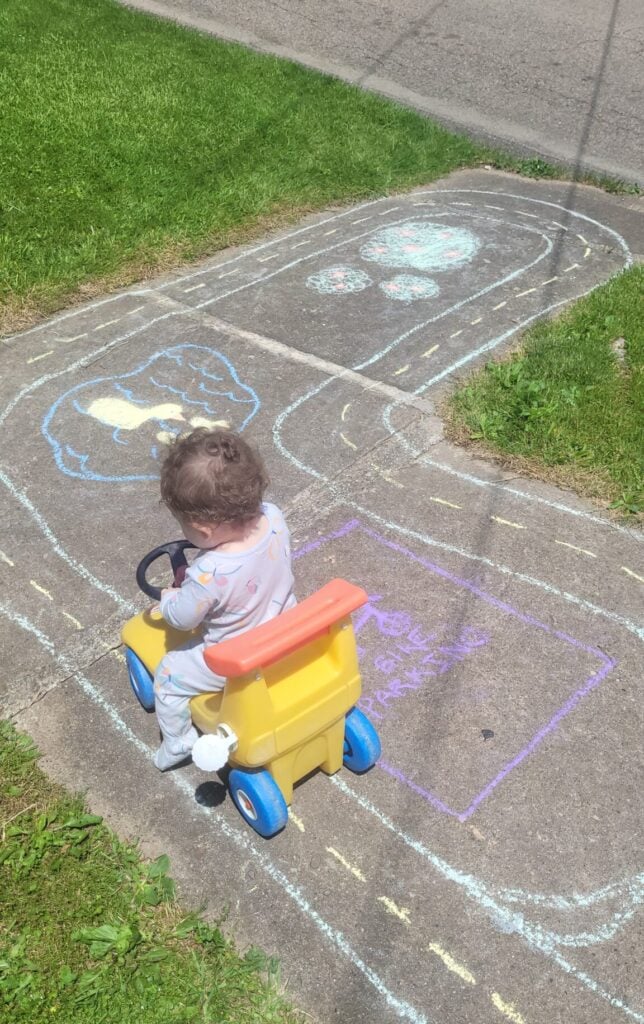 sidewalk chalk games