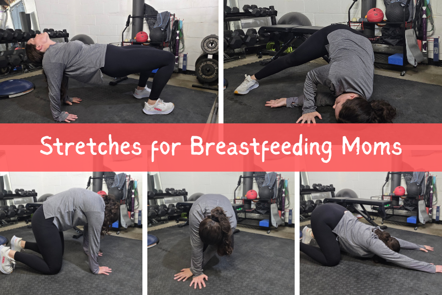 stretches for breastfeeding moms