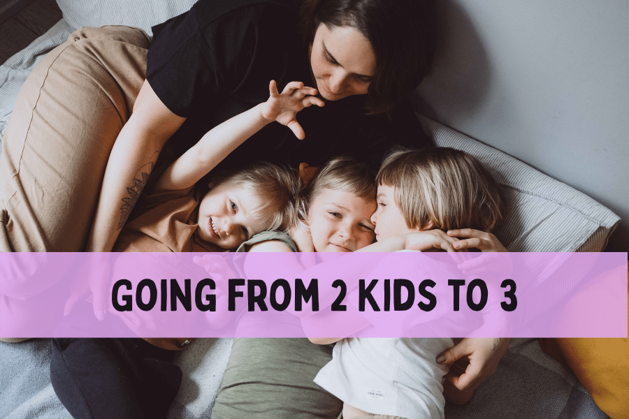 going from 2 kids to 3